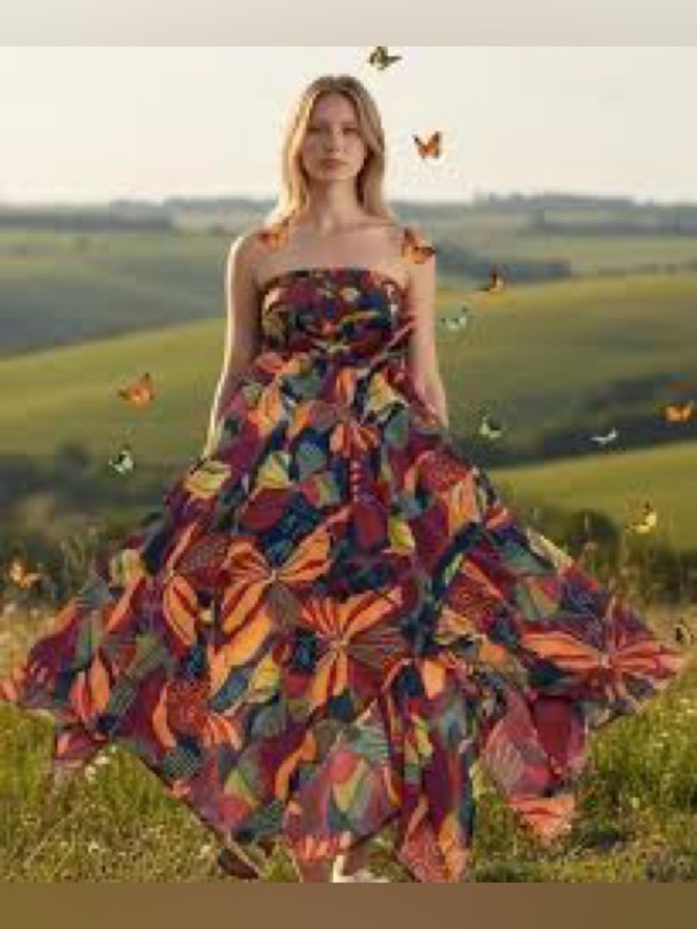 ROXY, vintage 2000 Y2K Butterfly 🦋 dress!
